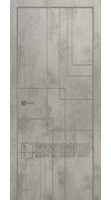 Дверь Графика 5 ПГ эмалит бетон