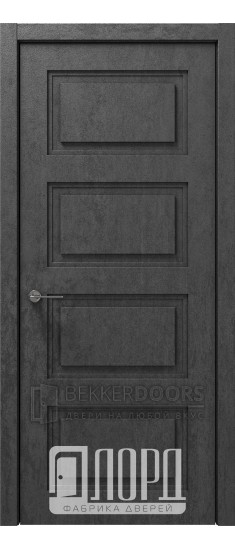Дверь Монте-3 ДГ Велюр черный